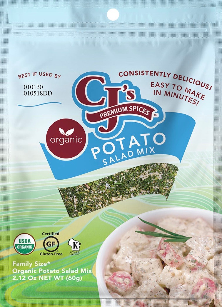 Best Potato Salad, CJ's Organic Potato Salad Mix, Organic Potato Salad Mix